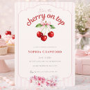Search for red cherry blossoms invitations Cherries