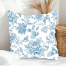 Search for blue toile cushions Floral
