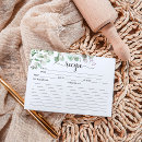 Search for bridal shower request recipe cards For her