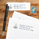 Search for seascape return address labels Simple minimal