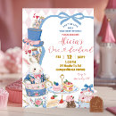 Search for tea 1st birthday invitations Baby girl