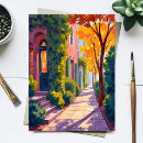 Search for glowing postcards Watercolor