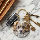 Search for pets rounded key rings Dog lover