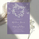 Search for lavender butterfly wedding invitations Greenery
