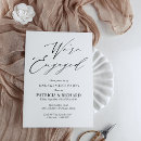 Search for stylish engagement party invitations Black and white