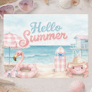 Search for blue gingham postcards Watercolor