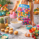 Search for tropical colours aprons For her