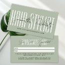 Search for salon appointment cards Professional