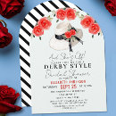 Search for big hat invitations Watercolor