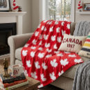 Search for canada maple leaf blankets Canadian flag
