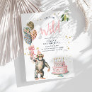 Search for go wild invitations Calling all party animals