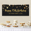Search for black and gold birthday banners Modern