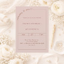 Search for dusty pink invitations Typography