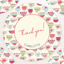Search for vintage tea party stickers Thank you