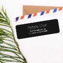 Search for black graduation return address labels High school college