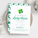 Search for lucky charm invitations Irish