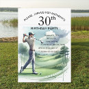 Search for golf 30th birthday invitations Sports