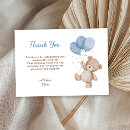 Search for teddy cards Blue balloon