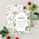 Search for strawberry bridal invitations Summer