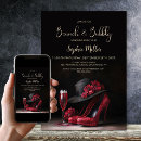 Search for red high heels invitations Elegant