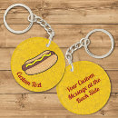 Search for fast food key rings Hot dog