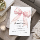 Search for pearl birthday invitations Bow