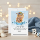 Search for cow baby boy shower invitations Blue