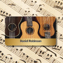 Search for ukulele business cards Music