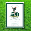 Search for golf 50th birthday invitations Adult