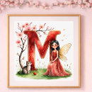 Search for floral letter m baby kids Initial