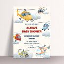 Search for aeroplane baby shower invitations Helicopter