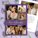 Search for purple thank you cards Love and thanks