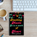 Search for music notebooks Typography
