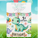 Search for dinosaur 1st birthday invitations Party like a dinosaur