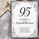 Search for 95 year old birthday invitations Elegant