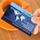 Search for international business cards Globe