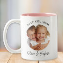 Search for modern mothers day mugs Love you mum