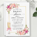 Search for pink rose bridal shower invitations Vintage