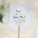 Search for whimsical wedding stickers Thank you