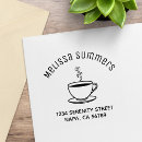 Search for coffee cup rubber stamps Simple