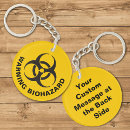 Search for biohazard key rings Yellow