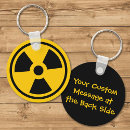 Search for dangerous key rings Radiation