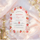 Search for strawberry 1st birthday invitations Flowers