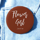 Search for brown flower badges White