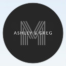 Search for black and white circles stickers For her