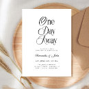 Search for one day invitations Elegant