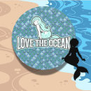 Search for blue mermaid stickers Oneder the sea