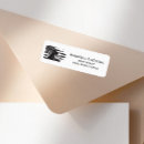 Search for black and white dog return address labels Fun
