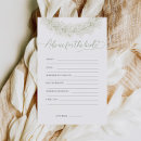 Search for bridal shower games flyers Minimalist