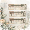 Search for transparent return address labels Vintage